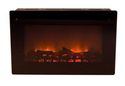 Fire Sense Black Wall Mounted Electric Fireplace