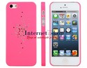 Jeweled Protective Case for iPhone 5 (Pink)