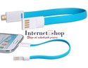 VOJO Magnet Micro USB Data Charging Cable (Blue)