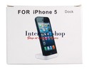 Charging Dock with Packing Box for iPhone 5 (White