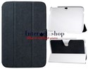 Tri-Fold Front Cover Faux Leather Protective Case 