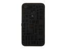 3D Design Open-face Case for iPhone 4S (Black) 