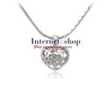 ITALINA RGP Necklace with Hollowed Heart Shaped Pe