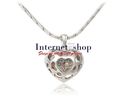 Swarovski Stylish Hollow Out Heart Necklace