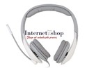 Stereo Headset with Microphone (White)