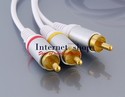 1.4 m USB port AV Cable for iPhone, iPod & iPad (W