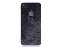 Transparent Flower Pattern Protective Case for iPh