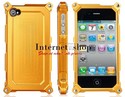 Metal Protective Case for iPhone 4/4S (Gold)