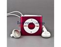 8G Square No-screen Clip-on MP3 Player (Red)