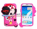 3D Cycling Girl Silicone Protective Case for Samsu