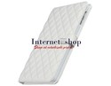 Flip Case for iPad Mini Grid Pattern Faux Leather 