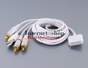 1.4 m USB port AV Cable for iPhone, iPod & iPad (W