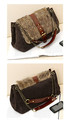 Chain Strap Fur Flap Buckled Dark Brown Suede Pyra