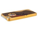 Gold Plated Skinning Plastic Case for iPhone 5 (Br