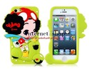 3D Motorbike Girl Silicone Protective Case for iPh