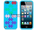 Jigsaw Protective Case for iPod Touch 5 (Blue)