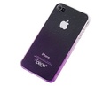 Water Drop Design Open-face iPhone 4 Case (Purple)