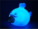 Seven Color LED Angry Birds Night Light (White)