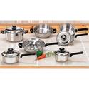 17pc Stainless Steel Cookware Set