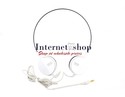 Seamless Headband Headphone Earphone (White) 