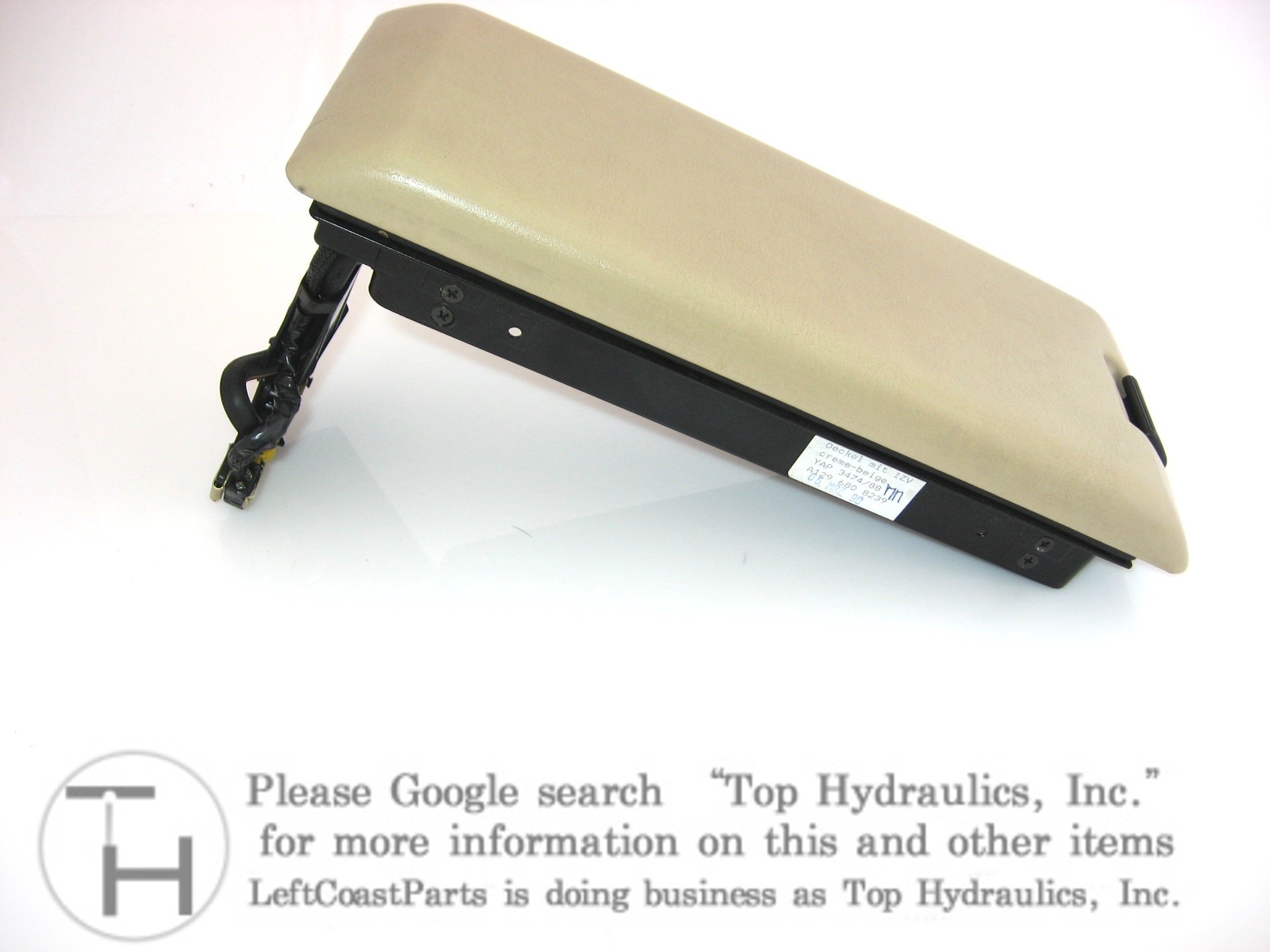 leftcoastparts R129 OEM Center Console Sliding Armrest w/ Housing