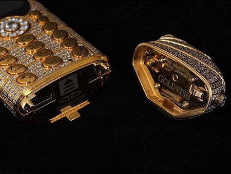 The Complete Mobile Phone Solution : Goldvish Le Million Diamond Gold ...