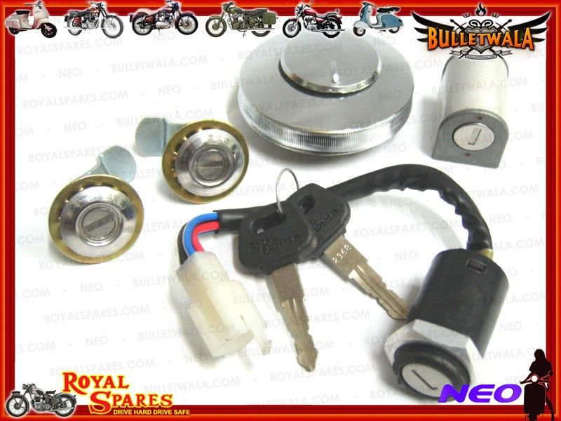 royal enfield classic 350 lock set price