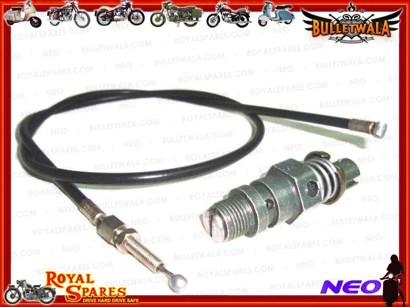 Royal Enfield 350cc 500cc Decompressor Assembly With Cable