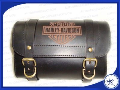 CUSTOMIZED HARLEY STYLE GENUINE LEATHER TOOL BAG N