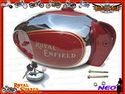 CUSTOMIZED RED & CHROME ROYAL ENFIELD TANK WITH KN