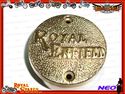 BRASS CB POINTS COVER WITH ROYAL ENFIELD LOGO CUST