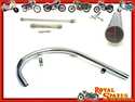 BULLET HEAD EXHAUST PIPE FOR SHORT SILENCER 350cc 