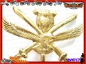 ROYAL ENFIELD VINTAGE BRASS ARMY DECAL WITH FIXING