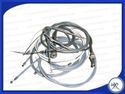 COMPLETE CONTROL CABLE KIT - VESPA SCOOTER - VALUE