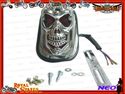 CUSTOM UNIVERSAL 3D SKULL REAR TAIL LIGHT ASSEMBLY