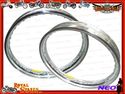 PAIR OF HEAVY DUTY STAINLESS STEEL 19" RIM- WM2-19