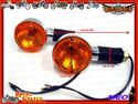 PAIR OF ORANGE LENS INDICATORS ROYAL ENFIELD ELECT