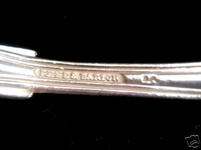 RCIBNMD2 : FAIRMONT HOTEL SAN FRAN Reed&Barton Silver Hotel Spoon