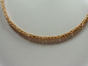 Byzantine Italy 28" Long Solid 14K Gold Chain Neck