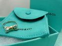 TIFFANY & Co. Bow Ring 18K Gold & Sterling Silver 