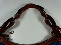 Dooney & Bourke All Weather Pebble Leather Blue Ho