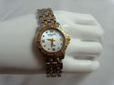 R.Weil Tango 18K GP Diamond Bezel &#'s M-O-P Face 