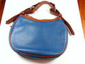 Dooney & Bourke All Weather Pebble Leather Blue Ho