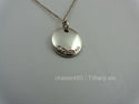 TIFFANY & Co. Alphabet Letter Initial 'S' Round Pe