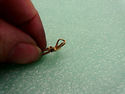  14K Solid Gold Cross With Diamond Heart Pendant C