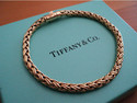 TIFFANY & Co 18K 750 Russian Weave Thick & Heavy Y