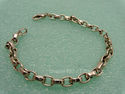 TIFFANY & Co. Rectangle Link Charm Bangle Bracelet