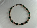10K Y Gold Lab Emerald & Natural Diamond Tennis Br