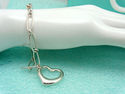 TIFFANY & Co. Open Heart Open Link Bracelet Sterli