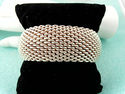 TIFFANY & Co. Somerset Mesh Cuff Bracelet Sterling